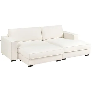 Hörnsoffa med fotpall Renders - Beige - Möbler - Soffa - Hörnsoffa - Hörnsoffa med divan