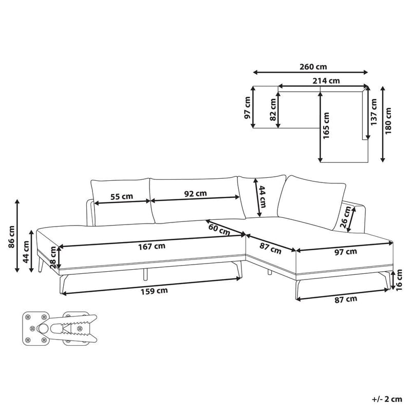 Hörnsoffa Myken - Vänstervänd - Möbler - Soffa - Modulsoffa - Komplett modulsoffa