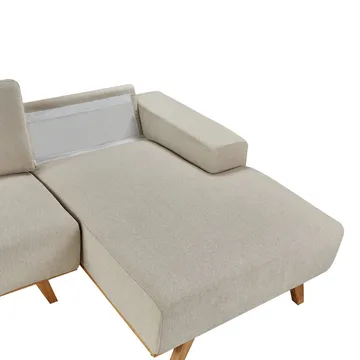 Hörnsoffa Nora - Beige - Möbler - Soffa - Hörnsoffa - Hörnsoffa med divan
