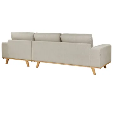 Hörnsoffa Nora - Beige - Möbler - Soffa - Hörnsoffa - Hörnsoffa med divan