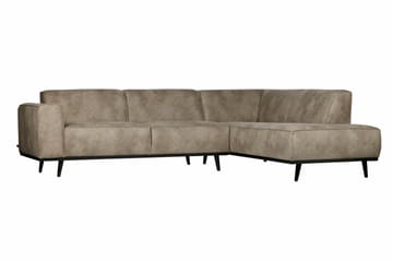 Hörnsoffa Nowell - Ljusgrå - Möbler - Soffa - Divansoffa & schäslongsoffa