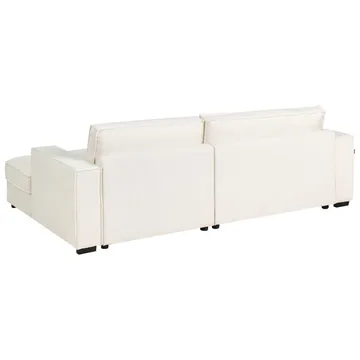 Hörnsoffa Renders - Vit, Svart - Möbler - Soffa - Hörnsoffa - Hörnsoffa med divan