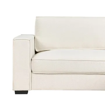 Hörnsoffa Renders - Vit, Svart - Möbler - Soffa - Hörnsoffa - Hörnsoffa med divan