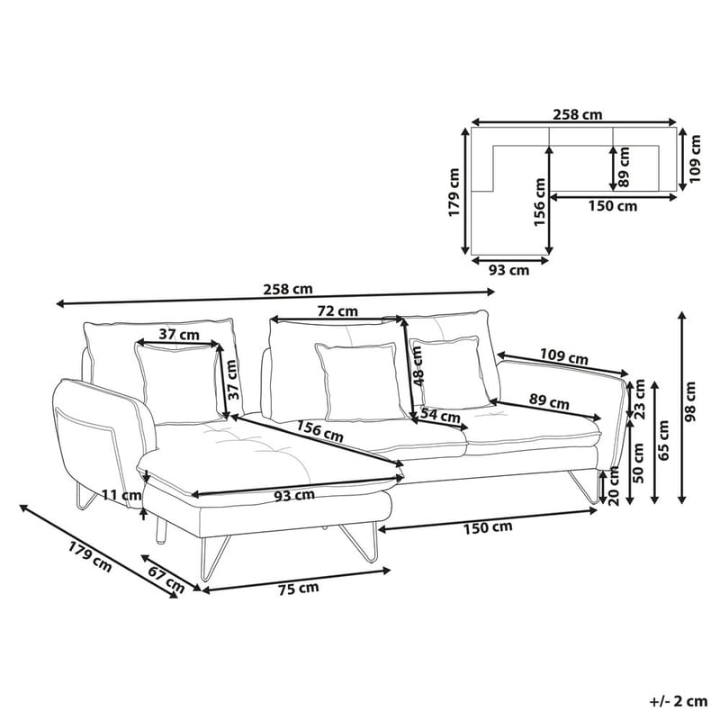 Hörnsoffa Sersan - Högervänd - Möbler - Soffa - Hörnsoffa