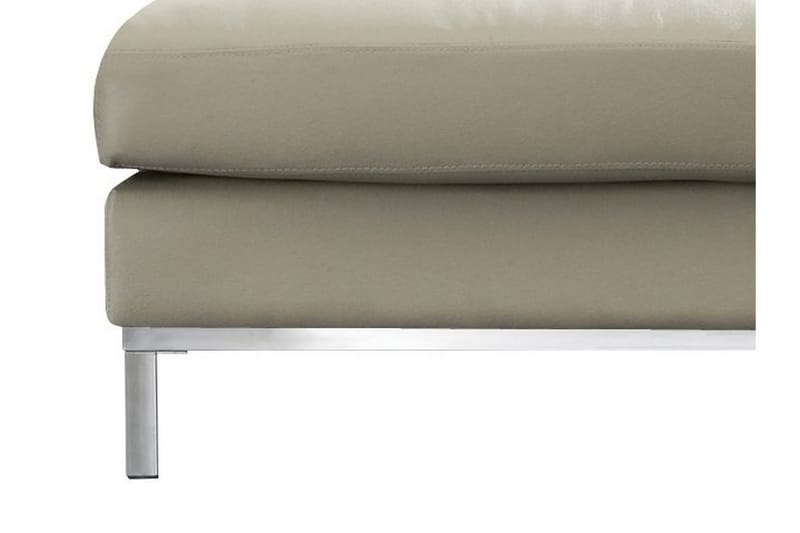 Hörnsoffa Sharmon Höger - Beige/Läder - Möbler - Soffa - Divansoffa & schäslongsoffa - 4 sits soffa med divan