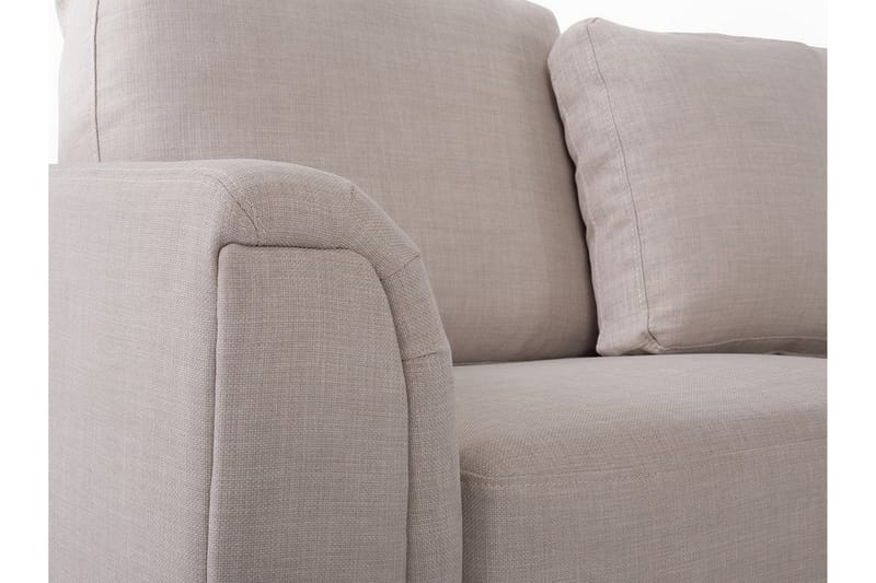 Hörnsoffa Sharmon Vänster - Beige - Möbler - Soffa - Divansoffa & schäslongsoffa - 4 sits soffa med divan