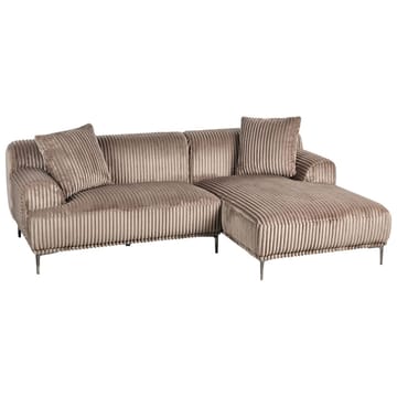 Hörnsoffa Stenum - Ljusbrun, mässing/Vänstervänd - Möbler - Soffa - Hörnsoffa - Howard hörnsoffa