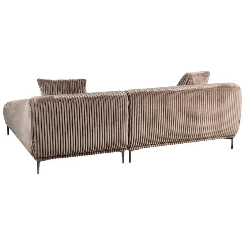 Hörnsoffa Stenum - Ljusbrun, mässing/Vänstervänd - Möbler - Soffa - Hörnsoffa - Howard hörnsoffa