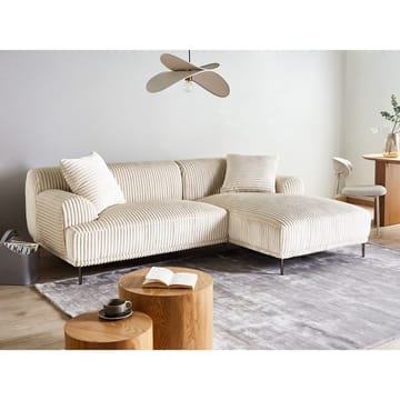 Hörnsoffa Stenum - Vit, mässing/Vänstervänd - Möbler - Soffa - Hörnsoffa - Howard hörnsoffa