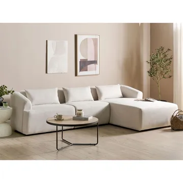Hörnsoffa Svansele - Beige/Vänstervänd - Möbler - Soffa - Modulsoffa - Komplett modulsoffa