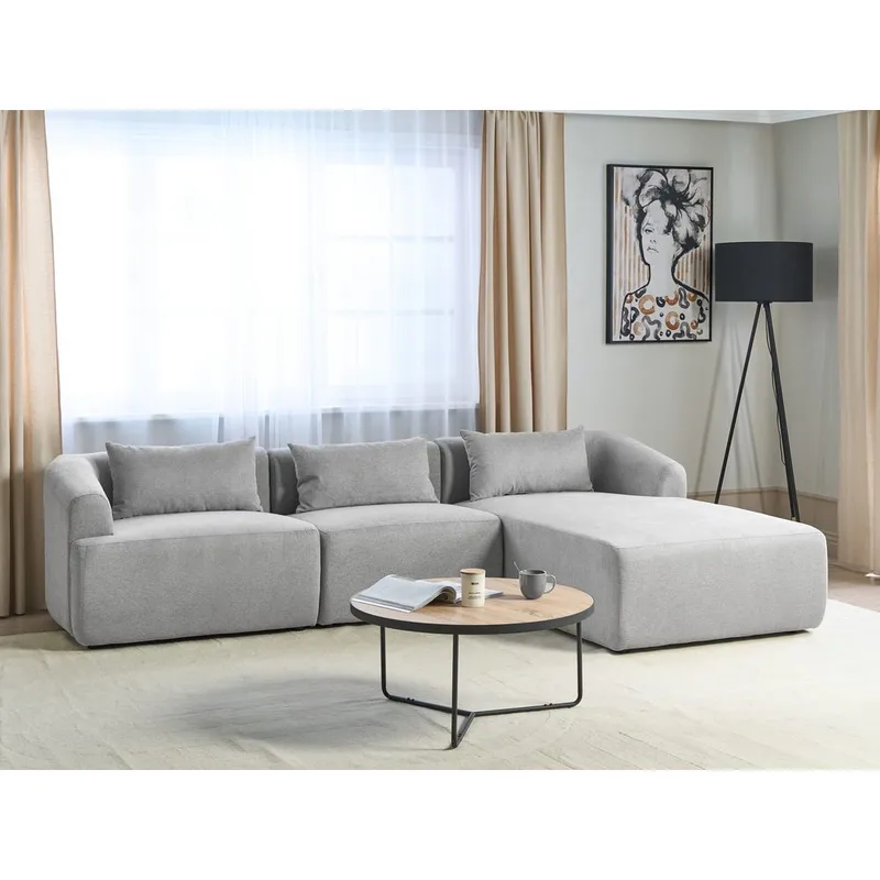 Hörnsoffa Svansele - Grå/Vänstervänd - Möbler - Soffa - Modulsoffa - Komplett modulsoffa