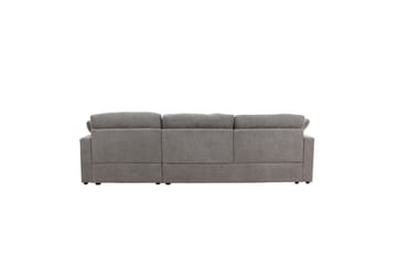 Hörnsoffa VIND Amalfi Mörkgrå - Möbler - Soffa - Divansoffa & schäslongsoffa - 3 sits soffa med divan