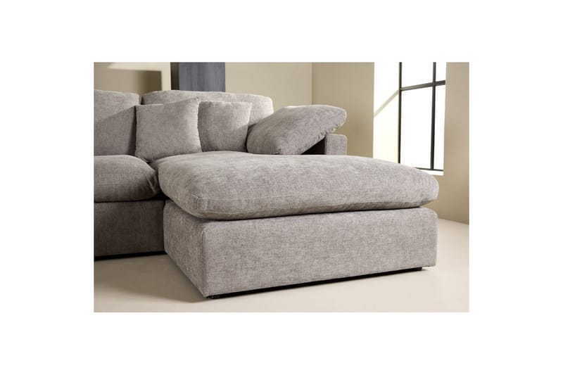 Hörnsoffa VIND Amalfi Mörkgrå - Möbler - Soffa - Divansoffa & schäslongsoffa - 3 sits soffa med divan