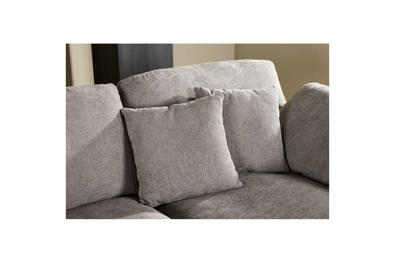 Hörnsoffa VIND Amalfi Mörkgrå - Möbler - Soffa - Divansoffa & schäslongsoffa - 3 sits soffa med divan