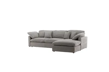 Hörnsoffa VIND Amalfi Mörkgrå - Möbler - Soffa - Divansoffa & schäslongsoffa - 3 sits soffa med divan