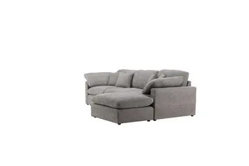 Hörnsoffa VIND Amalfi Mörkgrå - Möbler - Soffa - Divansoffa & schäslongsoffa - 3 sits soffa med divan