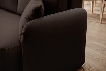 Hadson 3-sits Soffa med Divan - Brun - Möbler - Soffa - Divansoffa & schäslongsoffa - 3 sits soffa med divan