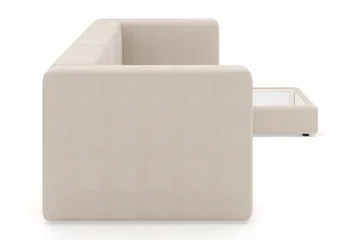 Hagblom 4-sits Divansoffa med Förvaring Vändbar - Beige - Möbler - Soffa - Divansoffa & schäslongsoffa - 4 sits soffa med divan