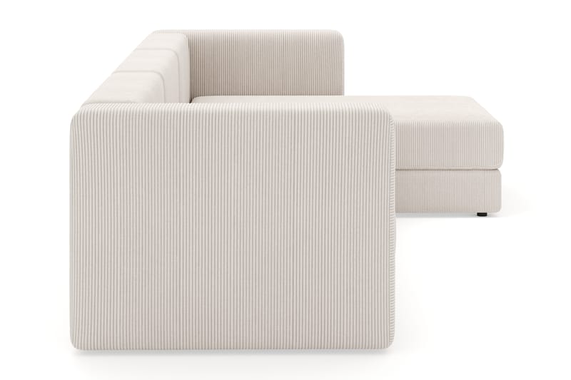 Hagblom 4-sits Divansoffa med Förvaring Vändbar - Beige - Möbler - Soffa - Divansoffa & schäslongsoffa - 4 sits soffa med divan