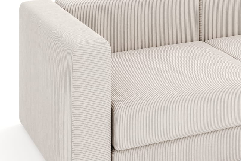 Hagblom 4-sits Divansoffa med Förvaring Vändbar - Beige - Möbler - Soffa - Divansoffa & schäslongsoffa - 4 sits soffa med divan