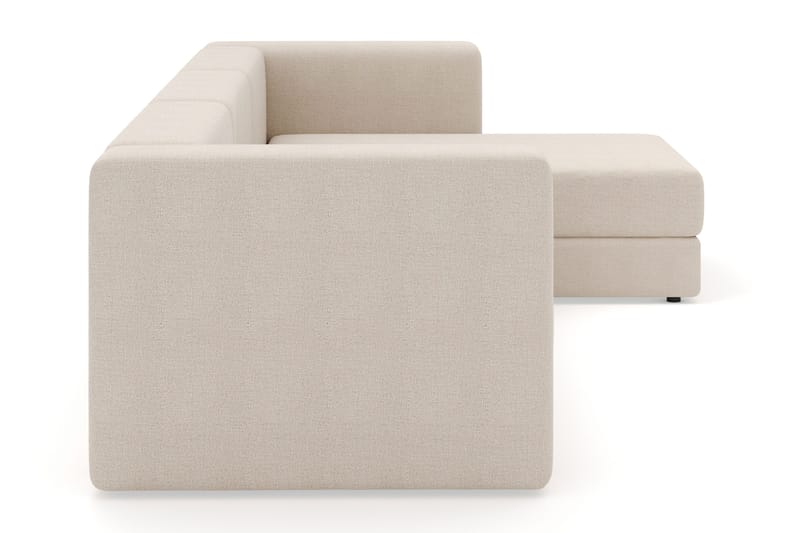 Hagblom 4-sits Divansoffa med Förvaring Vändbar - Beige - Möbler - Soffa - Divansoffa & schäslongsoffa - 4 sits soffa med divan