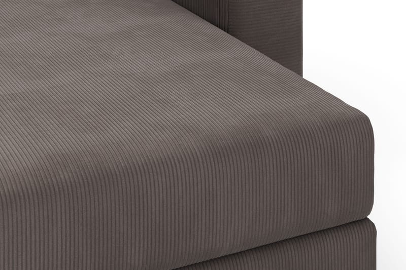 Hagblom 4-sits Divansoffa med Förvaring Vändbar - Brun - Möbler - Soffa - Divansoffa & schäslongsoffa - 4 sits soffa med divan