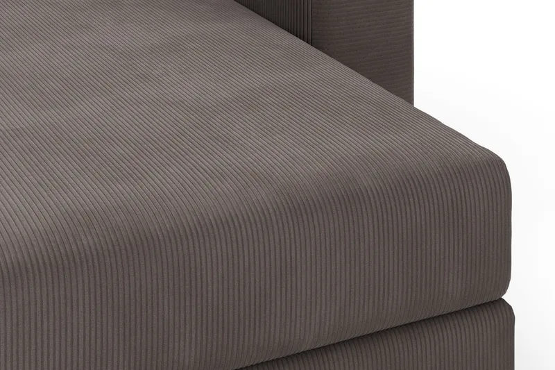 Hagblom 4-sits Divansoffa med Förvaring Vändbar - Brun - Möbler - Soffa - Divansoffa & schäslongsoffa - 4 sits soffa med divan