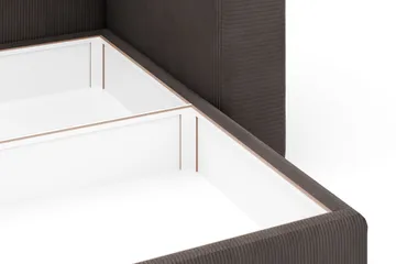 Hagblom 4-sits Divansoffa med Förvaring Vändbar - Brun - Möbler - Soffa - Divansoffa & schäslongsoffa - 4 sits soffa med divan