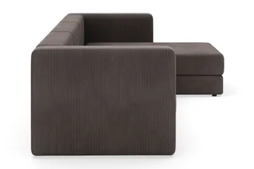 Hagblom 4-sits Divansoffa med Förvaring Vändbar - Brun - Möbler - Soffa - Divansoffa & schäslongsoffa - 4 sits soffa med divan