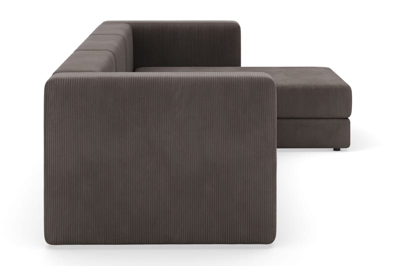 Hagblom 4-sits Divansoffa med Förvaring Vändbar - Brun - Möbler - Soffa - Divansoffa & schäslongsoffa - 4 sits soffa med divan