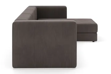 Hagblom 4-sits Divansoffa med Förvaring Vändbar - Mörkgrå - Möbler - Soffa - Divansoffa & schäslongsoffa - 4 sits soffa med divan