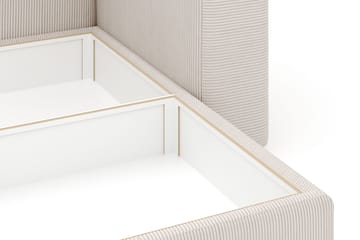 Hagblom 4-sits Vändbar Divansoffa 320 cm med Förvaring i Manchestertyg - Beige - Möbler - Soffa - Divansoffa & schäslongsoffa - 4 sits soffa med divan