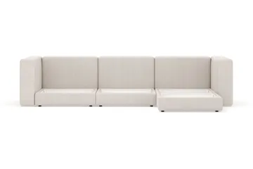 Hagblom 4-sits Vändbar Divansoffa 320 cm med Förvaring i Manchestertyg - Beige - Möbler - Soffa - Divansoffa & schäslongsoffa - 4 sits soffa med divan