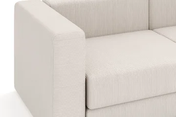 Hagblom 4-sits Vändbar Divansoffa 320 cm med Förvaring i Manchestertyg - Beige - Möbler - Soffa - Divansoffa & schäslongsoffa - 4 sits soffa med divan