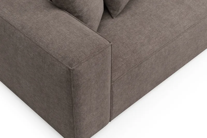 Havana 3-sits Låg Soffa med vändbar divan - Brun - Möbler - Soffa - Divansoffa & schäslongsoffa - 3 sits soffa med divan