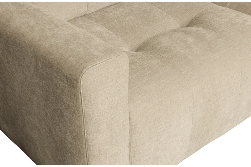 Hippylur 3-Sits Soffa Höger - Sand - Möbler - Soffa - Divansoffa & schäslongsoffa - 3 sits soffa med divan