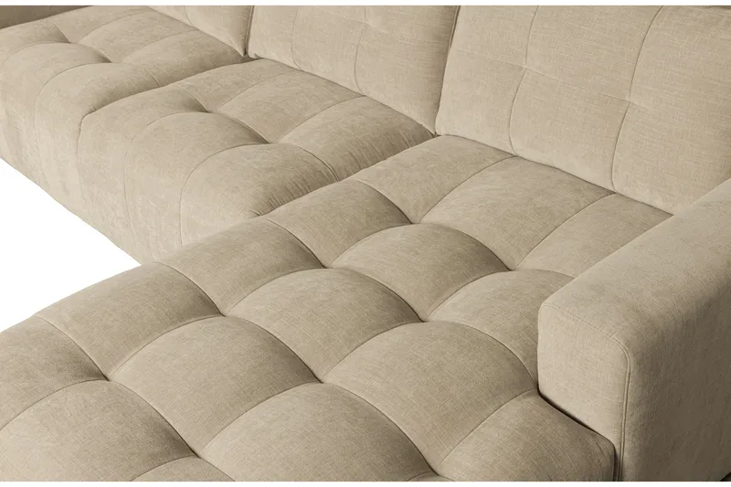 Hippylur 3-Sits Soffa Höger - Sand - Möbler - Soffa - Divansoffa & schäslongsoffa - 3 sits soffa med divan