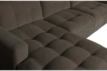 Hippylur 3-Sits Soffa Vänster - Antracit - Möbler - Soffa - Divansoffa & schäslongsoffa - 3 sits soffa med divan