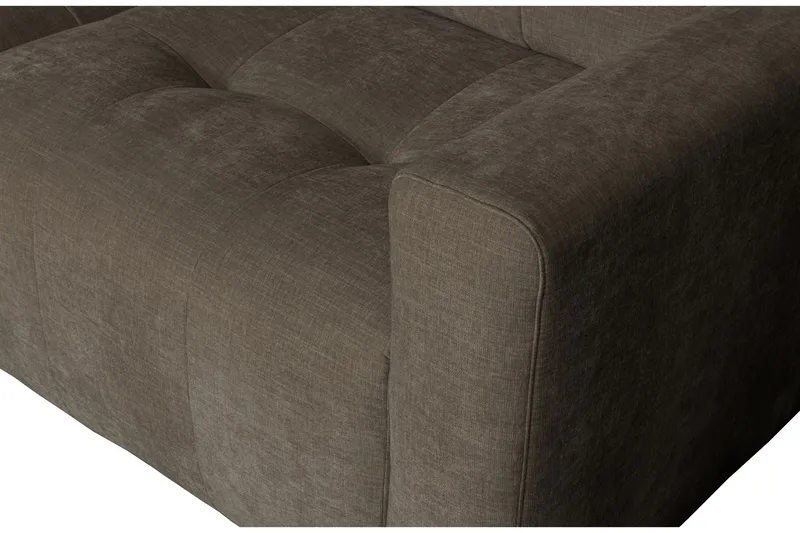 Hippylur 3-Sits Soffa Vänster - Antracit - Möbler - Soffa - Divansoffa & schäslongsoffa - 3 sits soffa med divan