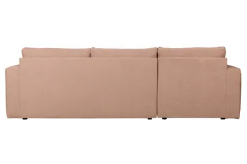 Hippylur 3-Sits Soffa Vänster - Rosa - Möbler - Soffa - Divansoffa & schäslongsoffa - 3 sits soffa med divan