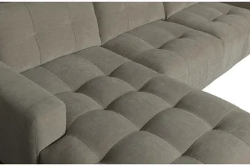 Hippylur 3-Sits Soffa Vänster - Varmgrå - Möbler - Soffa - Divansoffa & schäslongsoffa - 3 sits soffa med divan