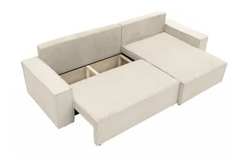 Hobson Soffa med Divan 3-sits - Mörkgrå - Möbler - Soffa - Divansoffa & schäslongsoffa - 3 sits soffa med divan