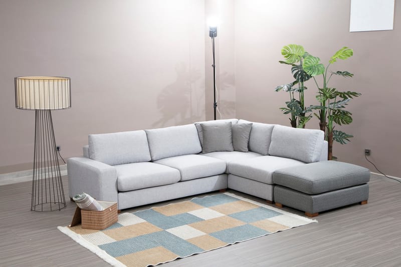 Huelva Divansoffa - Grå - Möbler - Soffa - Divansoffa & schäslongsoffa