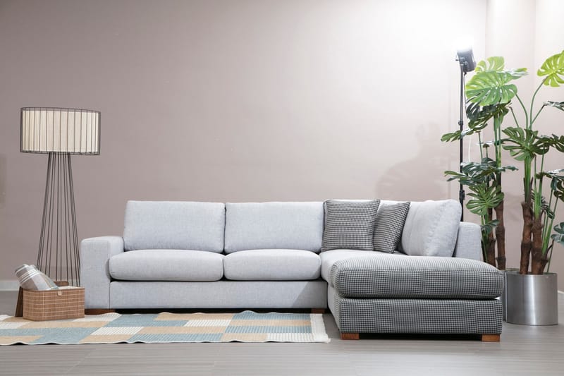Huelva Divansoffa - Grå - Möbler - Soffa - Divansoffa & schäslongsoffa