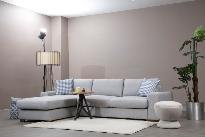 Huelva Divansoffa - Grå - Möbler - Soffa - Divansoffa & schäslongsoffa