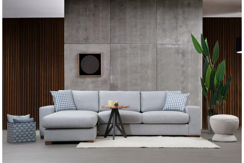 Huelva Divansoffa - Grå - Möbler - Soffa - Divansoffa & schäslongsoffa