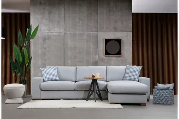 Huelva Divansoffa - Grå - Möbler - Soffa - Divansoffa & schäslongsoffa
