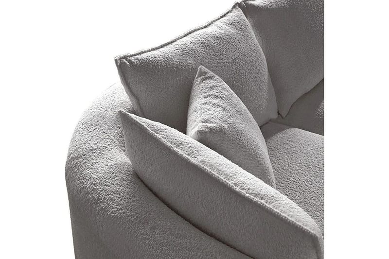 Hungirr Soffa med Divan 4-sits - Grå - Möbler - Soffa - Divansoffa & schäslongsoffa - 4 sits soffa med divan