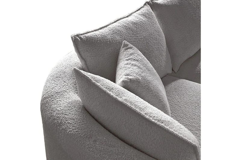 Hungirr Soffa med Divan 4-sits - Grå - Möbler - Soffa - Divansoffa & schäslongsoffa - 4 sits soffa med divan