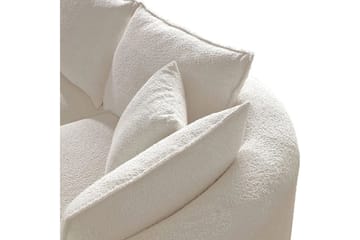 Hungirr Soffa med Divan 4-sits - Vit - Möbler - Soffa - Divansoffa & schäslongsoffa - 4 sits soffa med divan